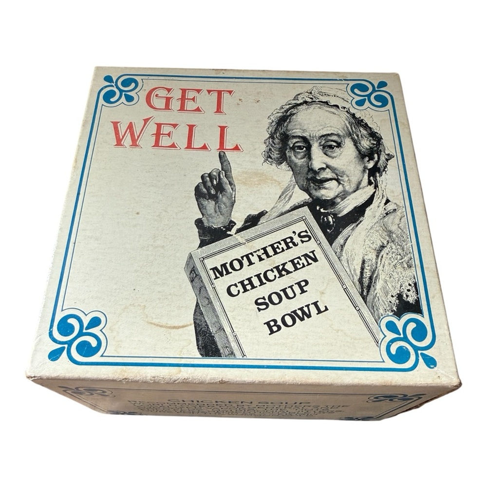 Vintage Get Well Soup Bowl with Lid- Comes in Original Box - Picture 2 of 9